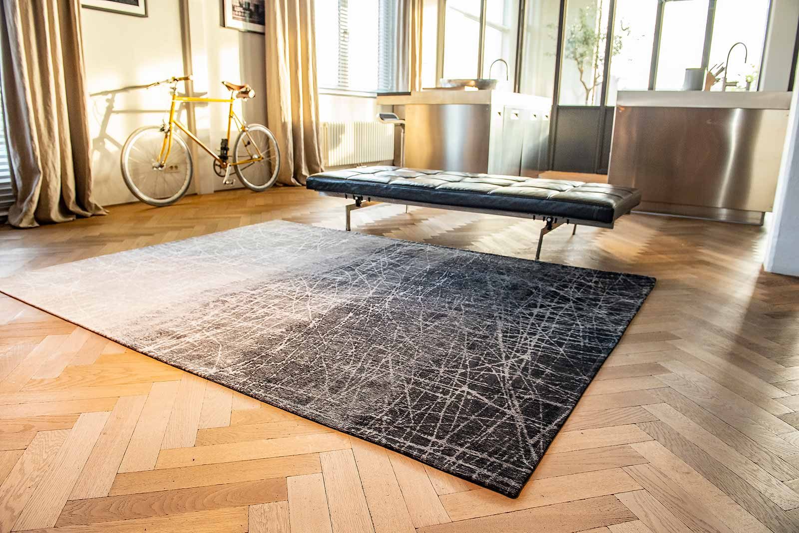 tapis Louis De Poortere LX 8881 Mad Men Fahrenheit Wind Chill Grey interior