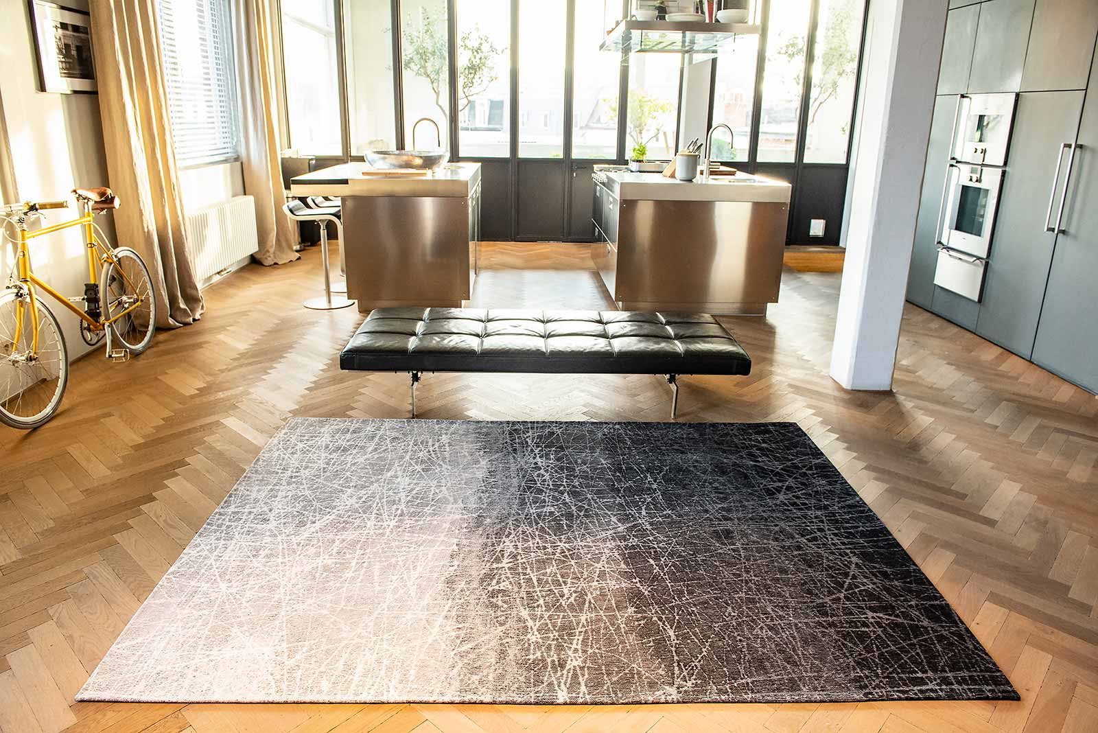 tapis Louis De Poortere LX 8881 Mad Men Fahrenheit Wind Chill Grey interior 3