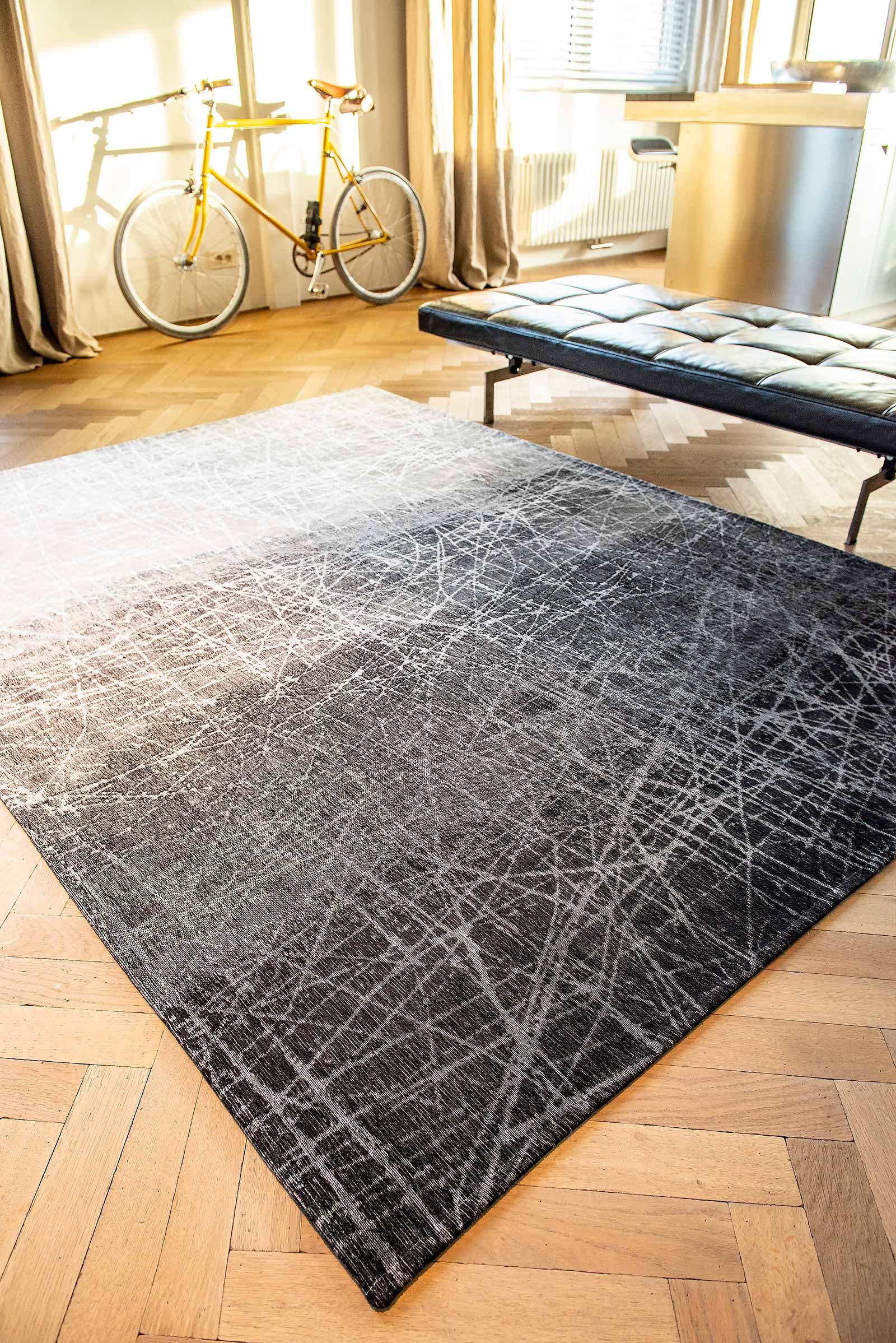 tapis Louis De Poortere LX 8881 Mad Men Fahrenheit Wind Chill Grey interior 4