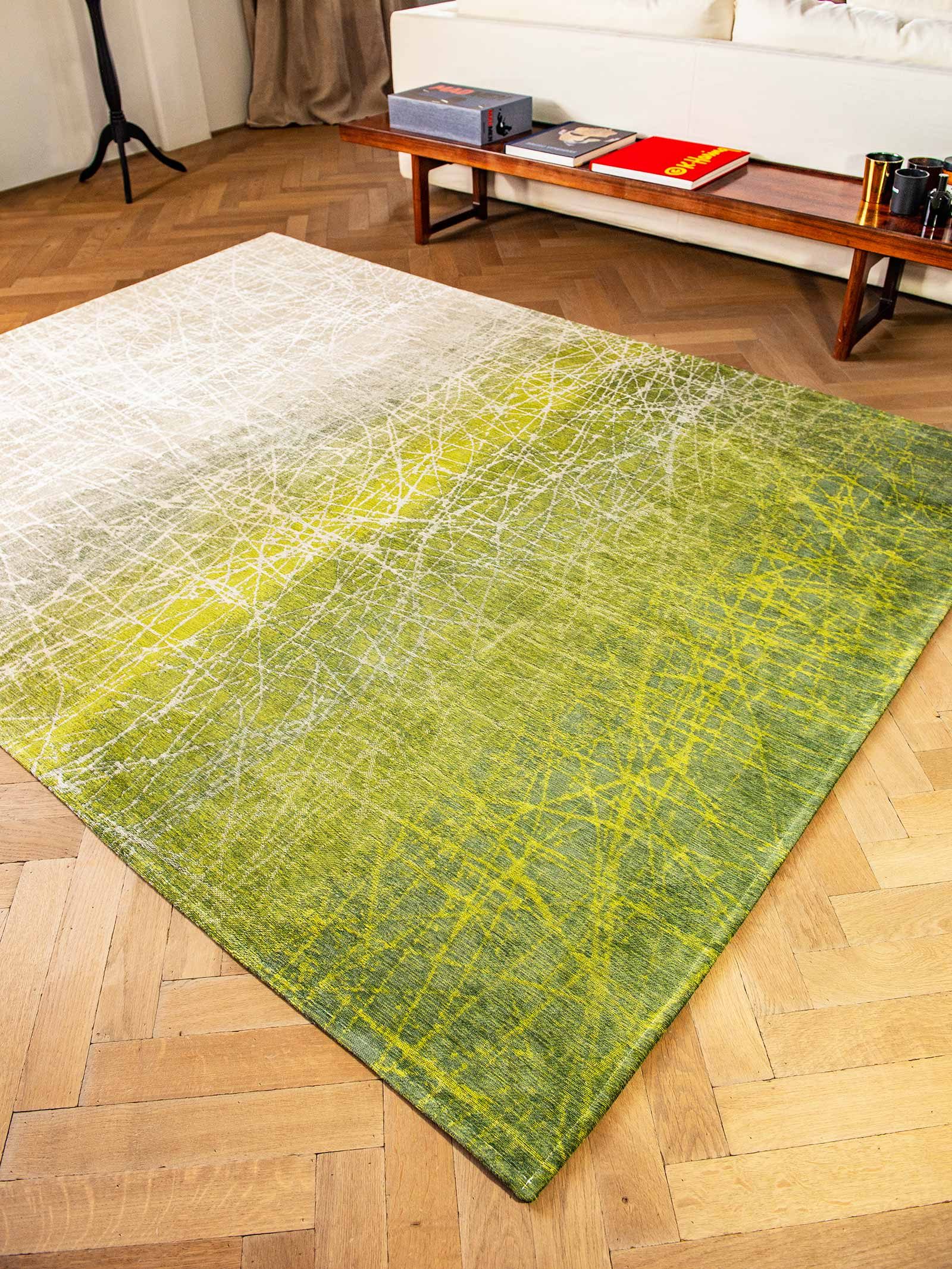 tapis Louis De Poortere LX 8882 Mad Men Fahrenheit Central Park Green interior 3