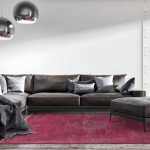 tapis Louis De Poortere LX8260 Fading World Medaillon Scarlet interior