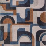 Louis De Poortere tapis CS 9196 Nuance Module Camel Blue