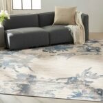 Calvin Klein tapis Enchanting CK005 ECH01 IVGBL IVORY GREY BLUE 8x10 099446869685 interior 1