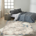 Calvin Klein tapis Infinity CK022 IFN05 IVGBL IVORY GREY BLUE 5x7 099446079305 interior 3