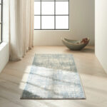 Calvin Klein tapis Rush CK950 CK950 IVBLU IVORY BLUE 2x7 099446756473 interior 1 C