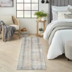 Nourison tapis Abstract Hues ABH03 GRYGD GREY GOLD 2x8 099446906380 interior 1