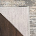 Nourison tapis Abstract Hues ABH03 GRYGD GREY GOLD 5X8 099446906410 CRB