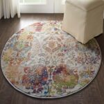 Nourison tapis Ankara Global ANR06 IVORG 4xRND 099446457202 interior 1 C