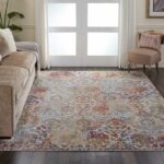 Nourison tapis Ankara Global ANR06 IVORG 9x12 099446457288 interior 1