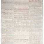 Nourison tapis Brush Strokes BSK04 BGESV BEIGE SILVER 8x10 099446899156
