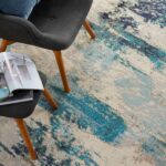 Nourison tapis Celestial CES02 IVTBL IVORY TEAL BLUE 7x10 099446764126 interior 2 C
