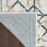 Nourison tapis Glitz GLZ03 IVTAU IVORY TAUPE 5X7 099446134219 CRB