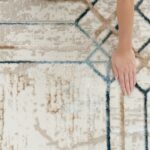Nourison tapis Glitz GLZ03 IVTAU IVORY TAUPE 5X7 099446134219 HAND