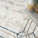 Nourison tapis Glitz GLZ03 IVTAU IVORY TAUPE 5X7 099446134219 interior 2