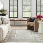 Nourison tapis Glitz GLZ07 SILVR SILVER 5x7 099446911759 interior 3