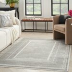 Nourison tapis Glitz GLZ07 SILVR SILVER 8x10 099446911810 interior 1
