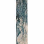 Nourison tapis Maxell MAE08 IVTL IVORY TEAL 2x8 099446880208