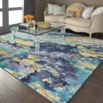 Nourison tapis Prismatic PRS09 SILBL 8X10 099446354525 interior6