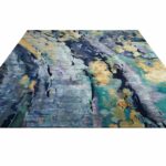 Nourison tapis Prismatic PRS09 SILBL 8x10 099446354525 FL01