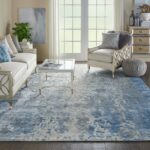 Nourison tapis Prismatic PRS17 DENIM 9x12 099446471192 interior 9 C