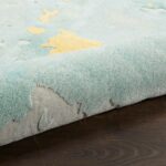 Nourison tapis Prismatic PRS26 SFMGD SEAFOAM GOLD 8X10 099446889683 TX01