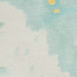 Nourison tapis Prismatic PRS26 SFMGD SEAFOAM GOLD 8X10 099446889683 swatch
