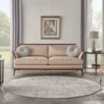 Nourison tapis Rustic Textures RUS07 GRYBG GREY BEIGE 8XRND 099446836014 interior 3