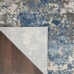 Nourison tapis Rustic Textures RUS08 GRYBL GREY BLUE 5X7 099446496072 CRB C