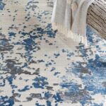 Nourison tapis Rustic Textures RUS08 GRYBL GREY BLUE 8XRND 099446836021 interior 2