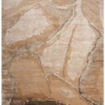Nourison tapis Silk Shadows SHA24 BGSIL BEIGE SILVER 8x10 099446929396