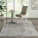Nourison tapis Starry Nights STN03 SILCM SILVER CREAM 5x7 099446745552 interior 1 C