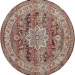 Nourison tapis Vintage Kashan VKA01 RED 6xRND 099446455222 C