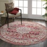 Nourison tapis Vintage Kashan VKA01 RED 6xRND 099446455222 interior 3 C