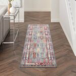 Nourison tapis Vintage Kashan VKA06 GYMTC GREY MULTICOLOR 2x8 099446811929 interior