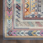Nourison tapis Vintage Kashan VKA06 GYMTC GREY MULTICOLOR 5X8 099446811967 CR