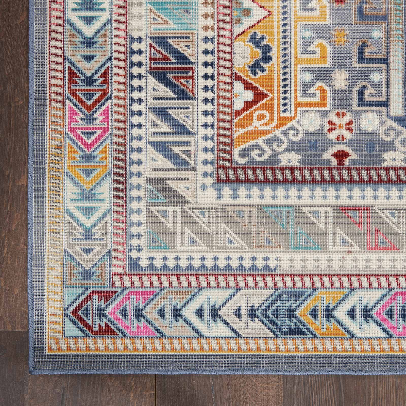 Nourison tapis Vintage Kashan VKA06 GYMTC GREY MULTICOLOR 5X8 099446811967 CR