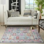 Nourison tapis Vintage Kashan VKA06 GYMTC GREY MULTICOLOR 5X8 099446811967 interior 3