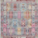 Nourison tapis Vintage Kashan VKA06 GYMTC GREY MULTICOLOR 8x10 099446811998