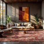 Louis De Poortere tapis Antiquarian Kasak 9841 Kasak Aksou Ambiance