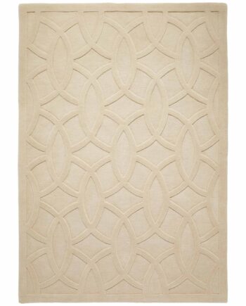 Concept Looms tapis Priory PR 101 CIRCLES BEIGE frontal